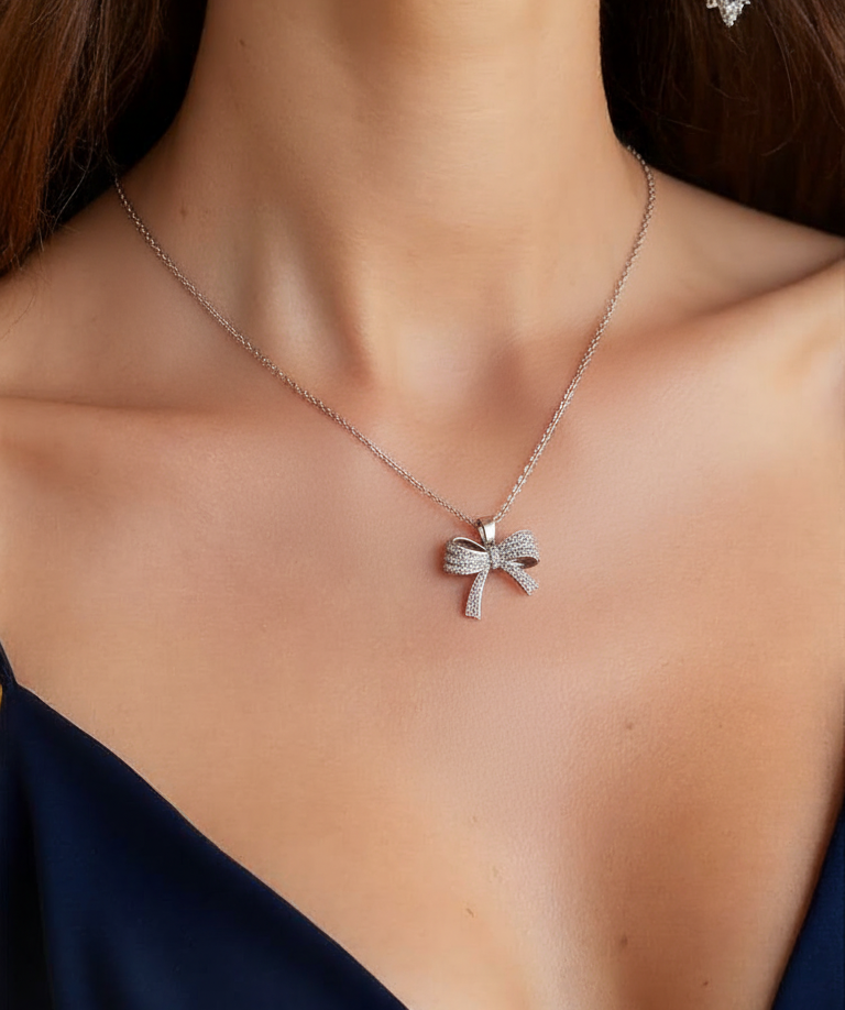 Lumi Bow Necklace