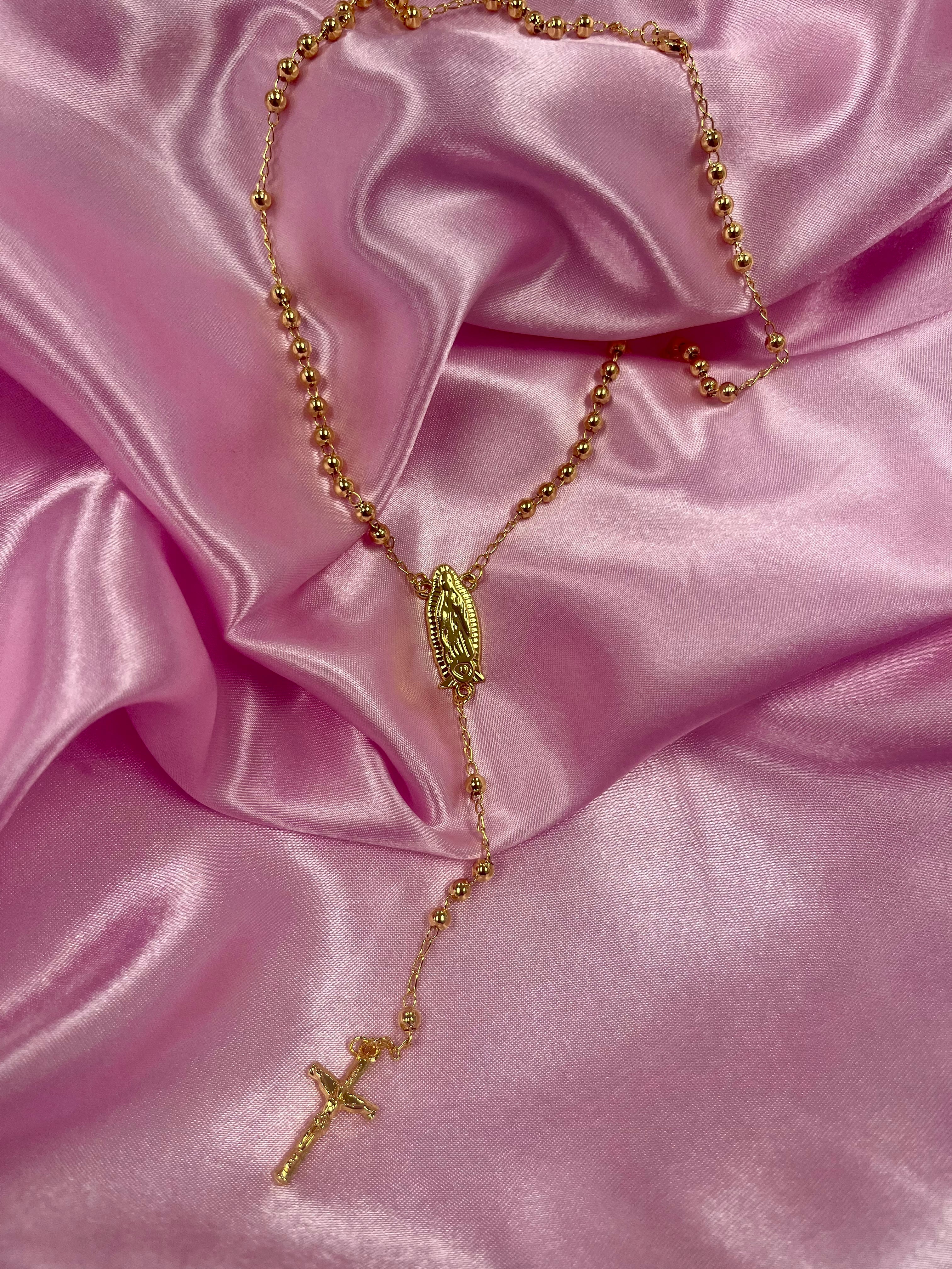 Golden Guadalupana Rosary