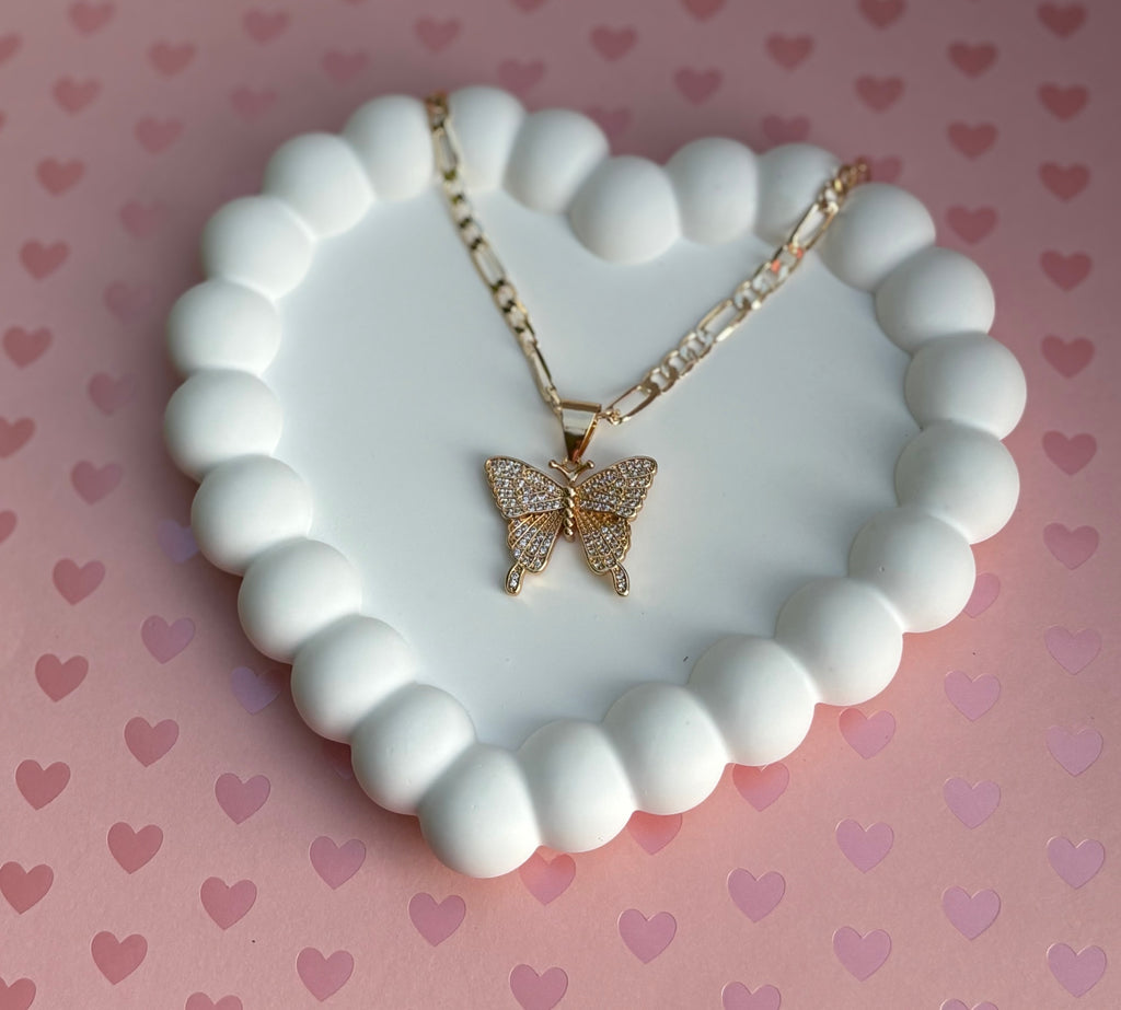 Icy Butterfly Necklace