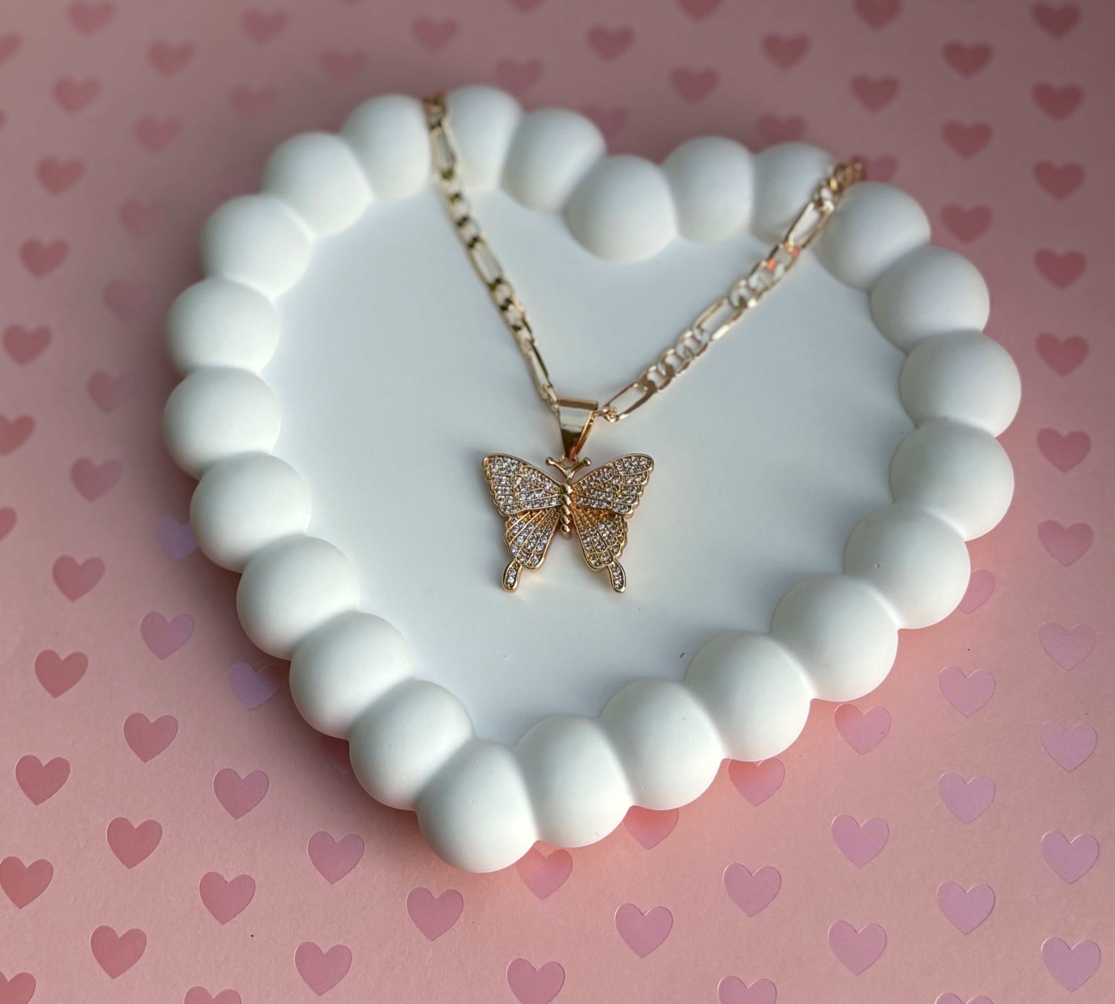 Icy Butterfly Necklace