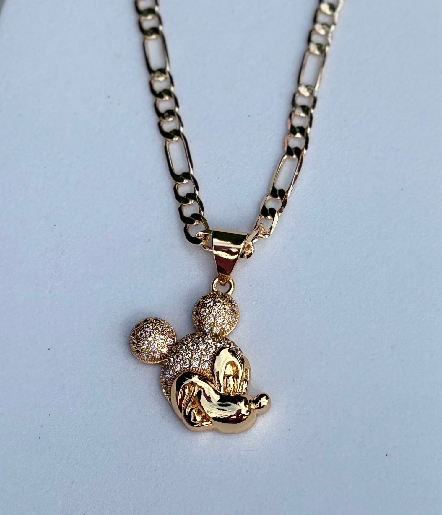 Iced Out Mouse Necklace
