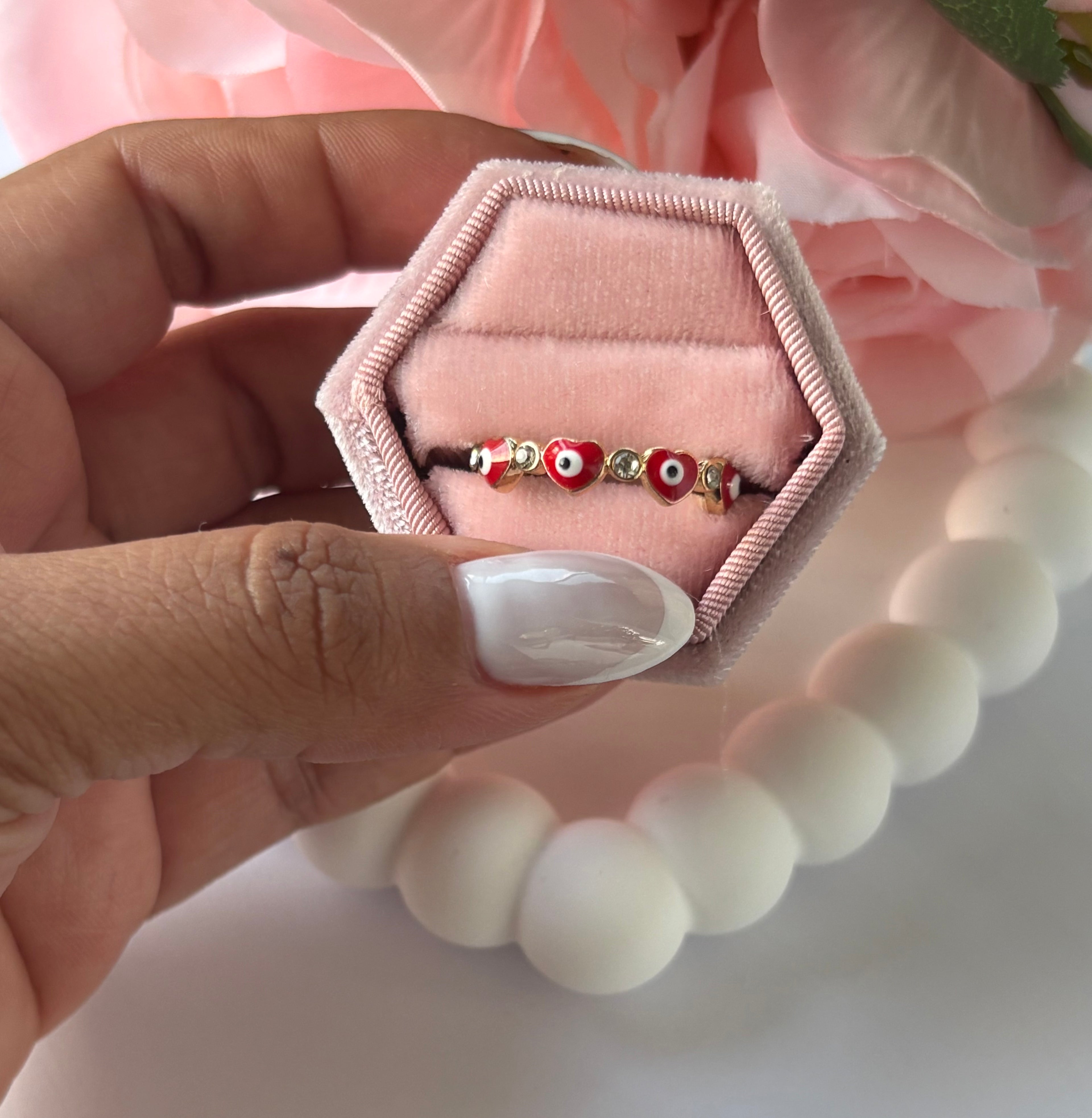 Red Evil Eye Ring