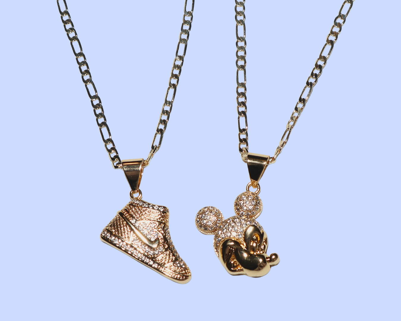 Locked In & Icy Necklace Set