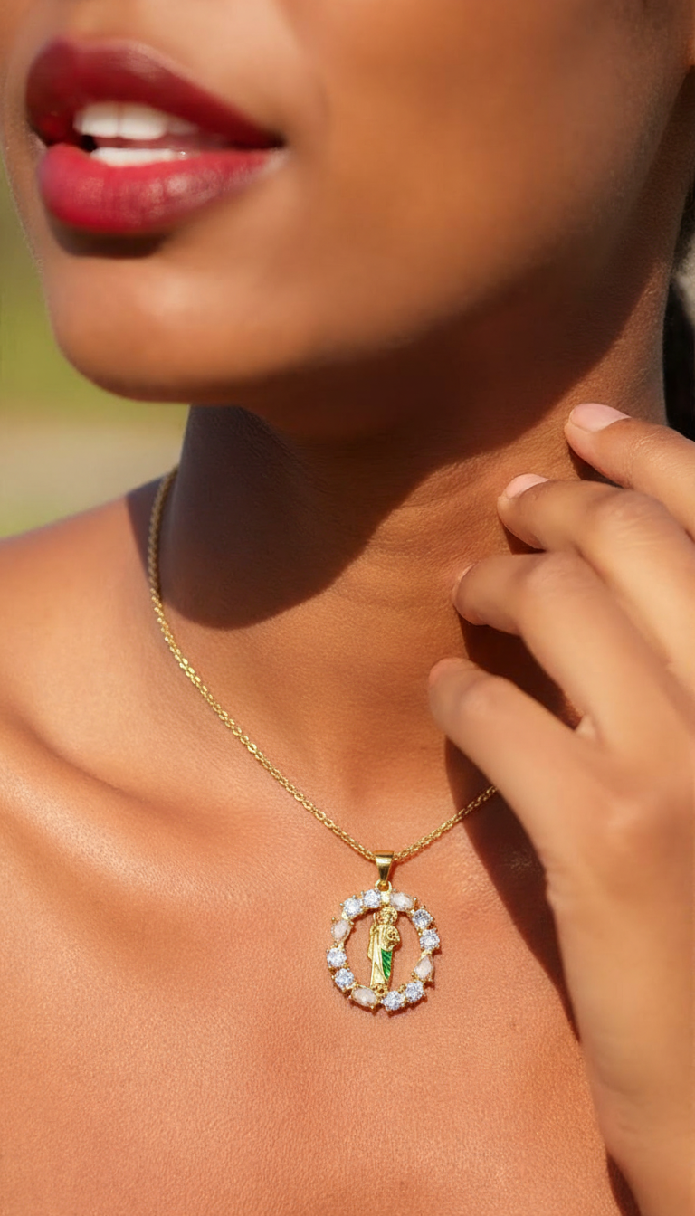 San Judas Divine Glow Necklace