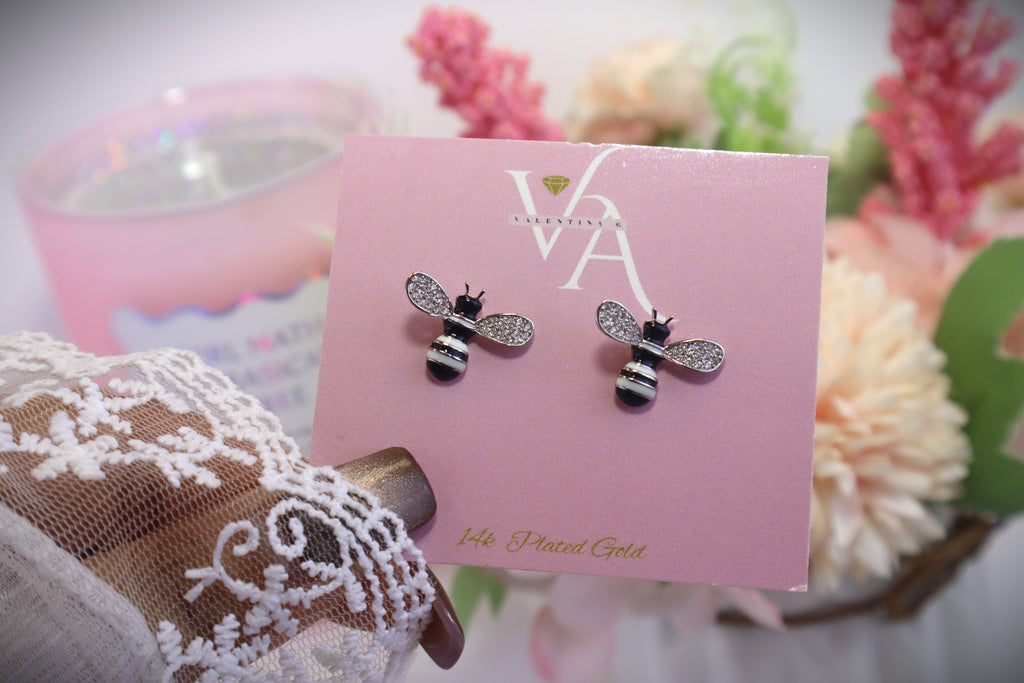 Queen Bee Sparkle Studs