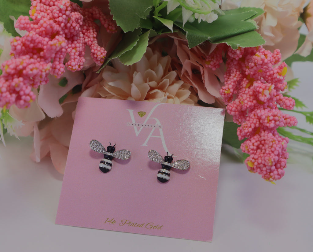 Queen Bee Sparkle Studs