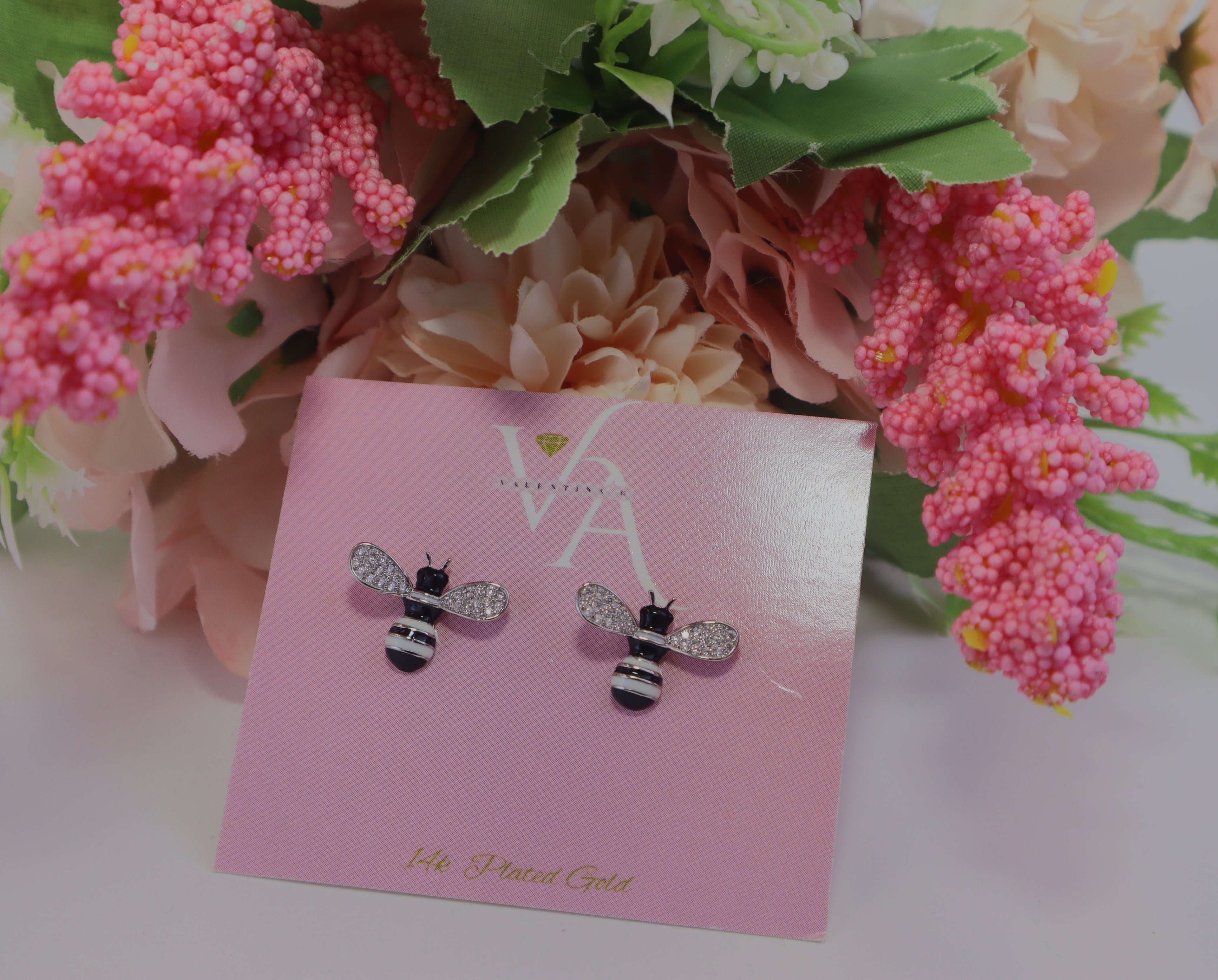 Queen Bee Sparkle Studs