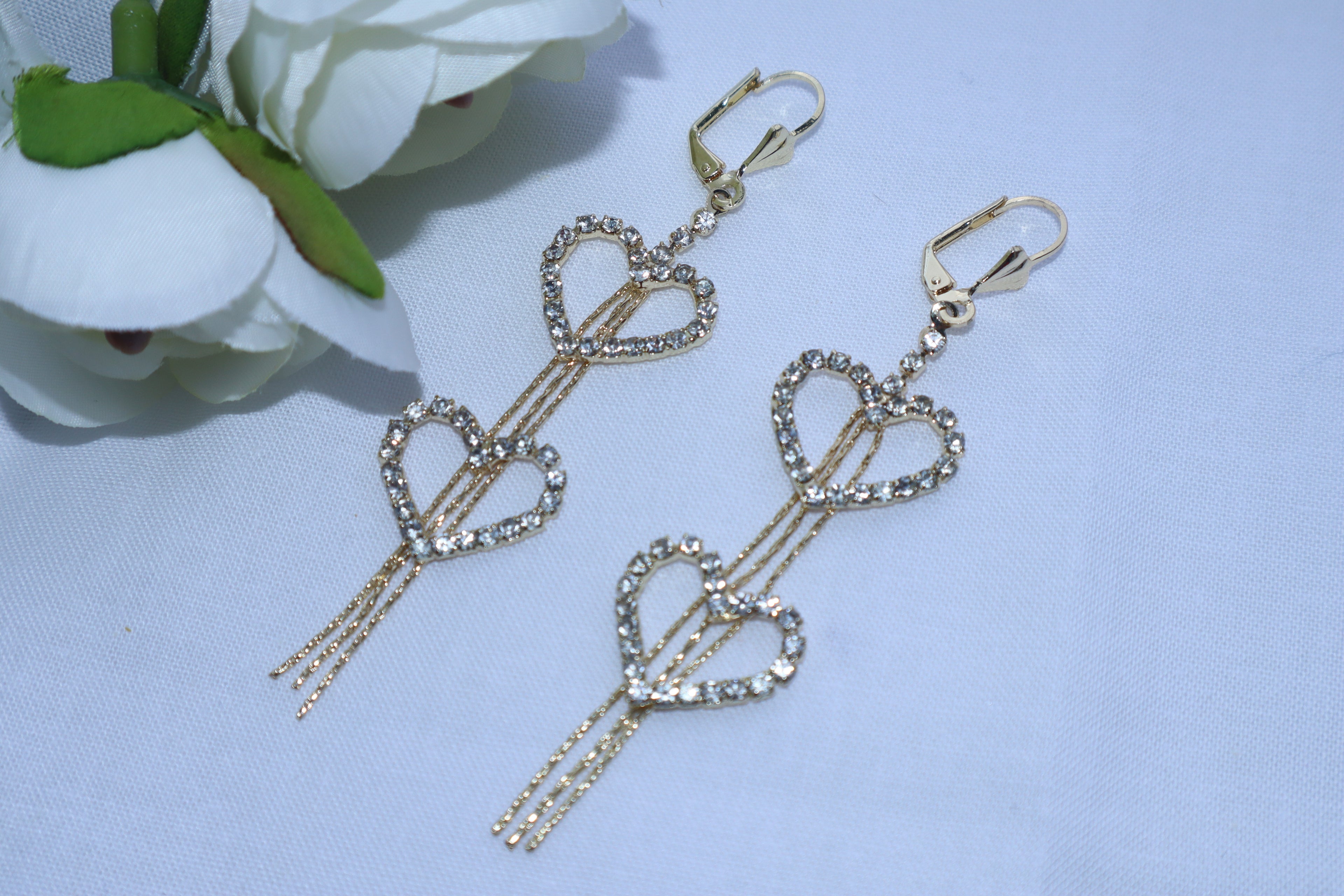 Dual Heart Lumière Earrings