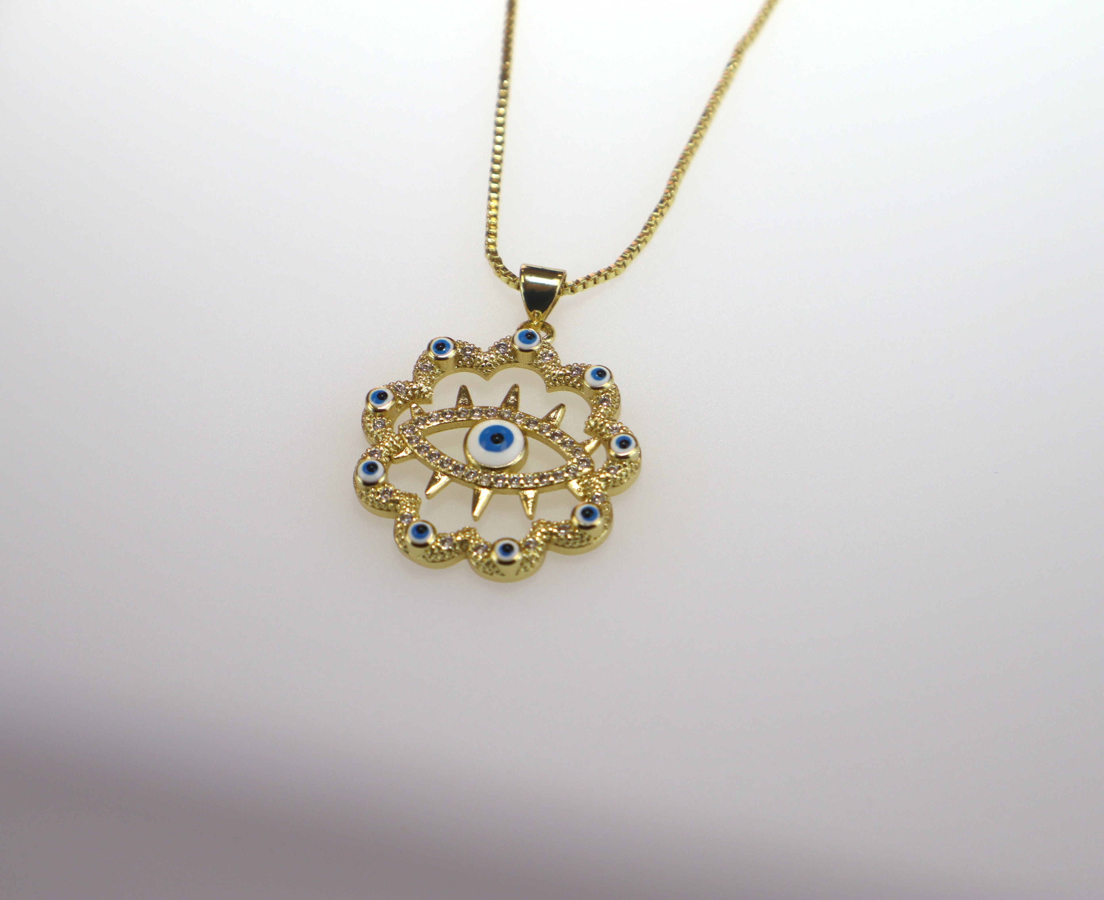 Evil Eye Necklace Set