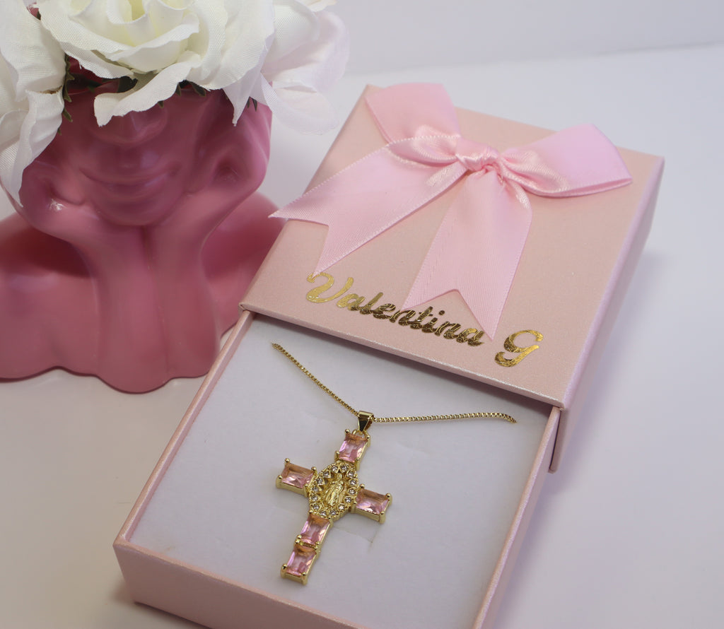 Rosé Faith Cross