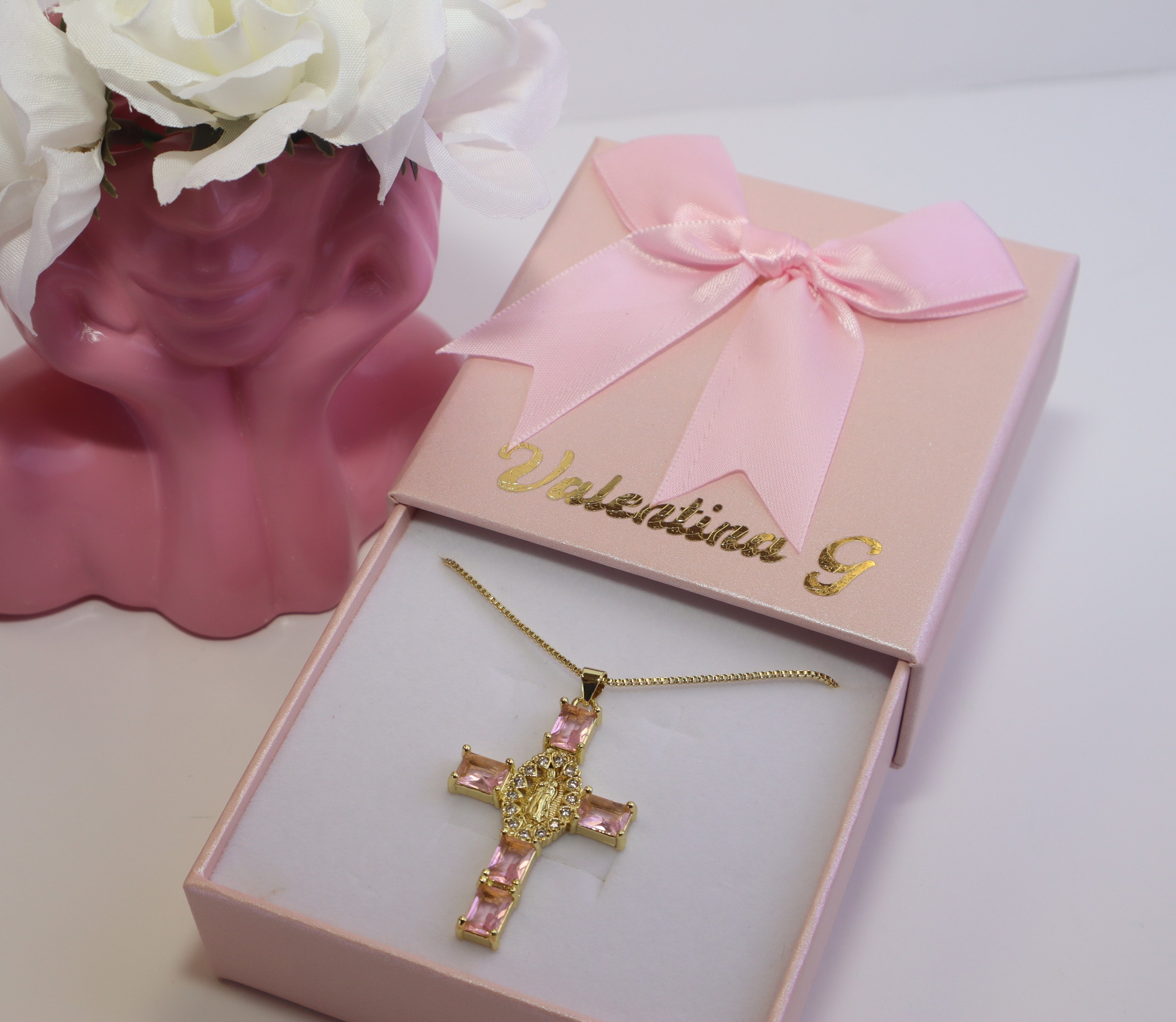 Rosé Faith Cross