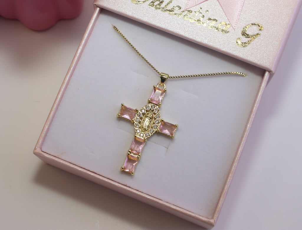 Rosé Faith Cross