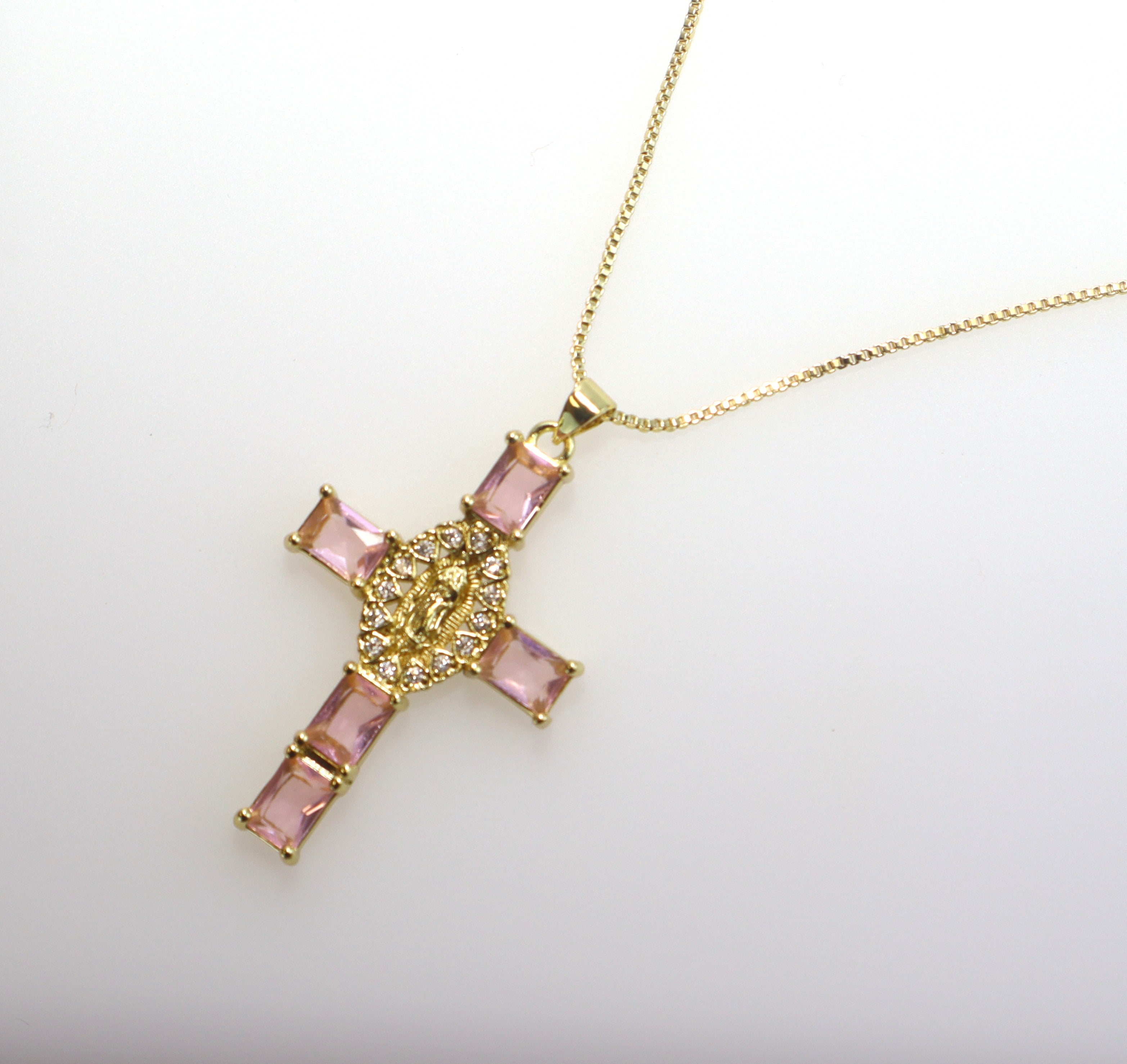 Rosé Faith Cross