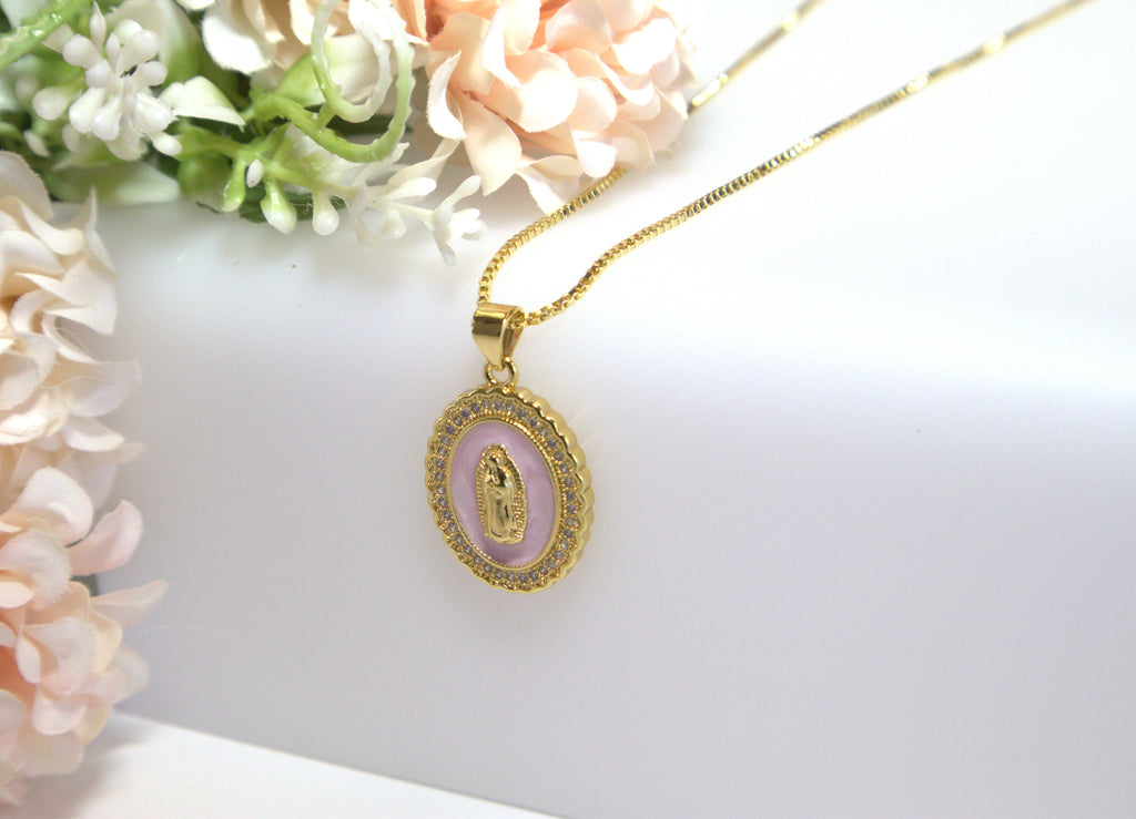 Rose Guadalupe Necklace