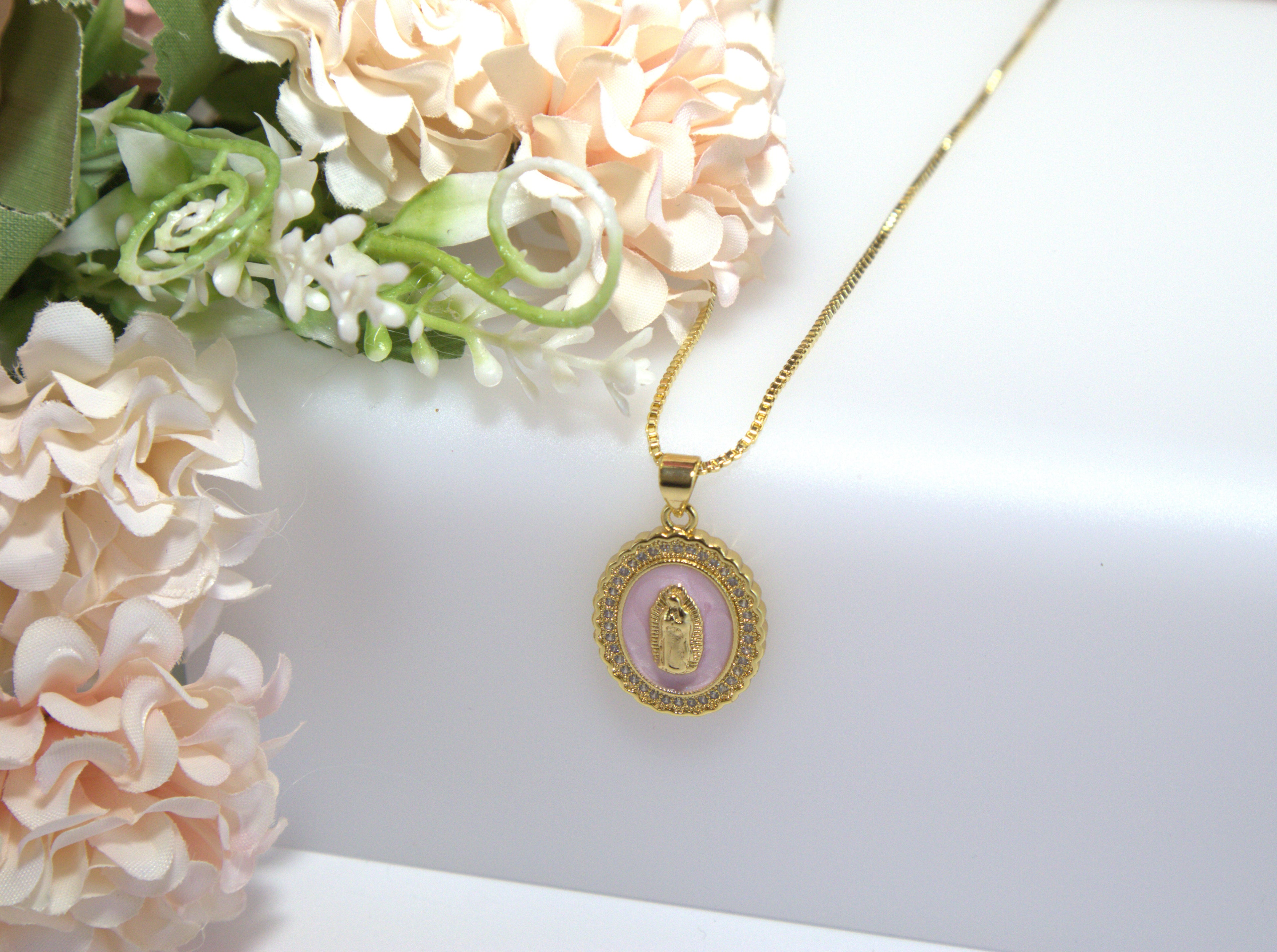 Rose Guadalupe Necklace
